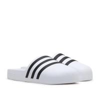 ราคา [ของแท้] Adidas Adifom Adilette Mules สีดําและสีขาว (25283854789)