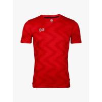 ราคา WARRIX เสื้อฟุตบอลคอวี แขนสั้น -สีดำ New color WA-FBA572 (7859398055)