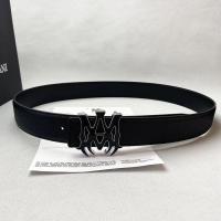 ราคา AMIRI7170 เข็มขัดหนังแท้ผู้ชายตัวอักษรสไตล์ใหม่เข็มขัดหนังวัว Casual All-Match (43379943051)
