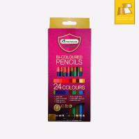 ราคา สีไม้ 2 หัว 12 แท่ง 24 สี มาสเตอร์อาร์ต MASTER ART 8851907273224 (13375254168)