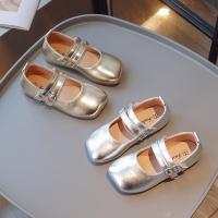 ราคา รองเท้าบัลเล่ต์สำหรับเด็ก สีเงินและทอง แบบแฟชั่นเจ้าหญิง รองเท้าแมรี่Jane สำหรับชุดเด็ก (49456391581)