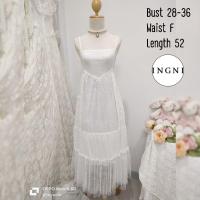 ราคา Ingni เดรสยาว ผ้ามุ้ง มือสอง (23055037970)