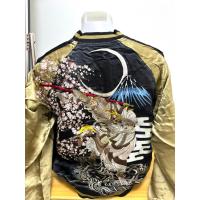 ราคา เสื้อ sukajan jacket เสื้อปักลายญี่ปุ่น เสื้อซูกะจัน SCRIPT เสื้อปักลาย หงอคง (25333380372)