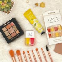 ราคา เซตเครื่องสำอางค์สดชื่น (5 ชิ้น) - Sivanna พาเลต 2 in 1 อายแชโดว์+บลัชออน (#02) - เล็บปลอม (พร้อมกาวติด) - สีทาเล็บ 2 to (16799446625)