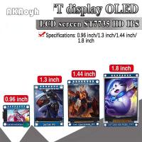 ราคา จอแสดงผล TFT 0.96 1.3 1.44 1.8 นิ้ว IPS 7P SPI HD 65K โมดูล LCD สีเต็มรูปแบบ ST7735 / ST7789 ไดรฟ์ IC 80*160 240*240 (ไม่ใช่ OLED) (29453402662)