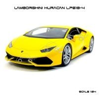 ราคา โมเดลรถ LAMBORGHINI HURACAN LP610-4 สีเหลือง (Scale 1:24) (88901355)