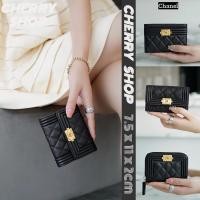 ราคา ชาแนล Chanel LE Boy Series Zipper Coin Purse & Card Holder & Long Coin Purse กระเป๋าสตางค์ผู้หญิง (25888566232)