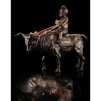 ราคา หลวงปู่แป๋ว วัดดาวเรือง จ.สิงห์บุรี“กุมารทองบางระจันขี่วัวรุ่นแรก” (24813720202)