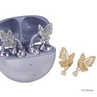 ราคา Fol Sporty Alloy Earbud Stabilizers พร้อมคริสตัล Embellishment Quick ติดตั้งคลิปสําหรับวิ่งกิจกรรมยิม (48657581969)