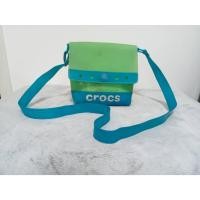 ราคา กระเป๋าครอสบอดี้ แบรนด์ Crocs สีเขียวฟ้า มือสอง (23376044999)