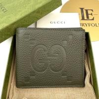 ราคา Gucci Wallet Jumbo GG Logo 739475 (3346) Wallet Olive Green ของแท้ 100 % (43622994020)