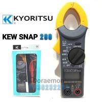 ราคา KYORITSU รุ่น KEW SNAP 200 ของแท้ 100% แคลมป์มิเตอร์ ดิจิตอล DIGITAL CLAMP METER คีบแอมป์ แคล้มมิเตอร์ มัลติมิเตอร์ (4748425929)