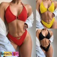 ราคา beachgirlชุดว่ายน้ําเซ็กซี่ เซตบิกินี่ บิกินี่ ทูพีช มีฟองน้ำ ชายหาด summer สไตล์เซ็กซี่ เซต2ชิ้น ชุดไปทะเล (25490585019)