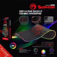 ราคา Marvo MG08 Gaming Mousepad Size-M แผ่นรองเมาส์มีไฟ RGB บิดงอได้. (8916753133)