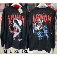 ราคา เสื้อMarvel แขนยาว ลาย Vanom สีดำ ลิขสิทธิ์แท้ (LMX-009) (22911010055)