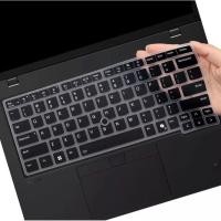 ราคา แป้นพิมพ์สําหรับ Lenovo Thinkpad L14 Gen 5 /Thinkpad P14s Gen 5 / Thinkpad T14 Gen 5 /Thinkpad T14s Gen 6 14 นิ้วแล็ปท็อป, US ภาษาอังกฤษรูปแบบแป้นพิมพ์ผิวป้องกัน - สีดํา (51607570182)