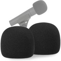 ราคา SM57 Pop Filter Foam Cover - Mic Windshield Wind Cover ที่กําหนดเองเข้ากันได้กับ Shure SM-57 ไมโครโฟนบล็อกออก Plesives (2 ชิ้น) (50754942130)