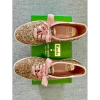 ราคา รองเท้าผ้าใบ KEDS รุ่น KEDS X kate spade new york CHAMPION GLITTER สี Rose Gold Glitter ของแท้100% ขนาด36นิ้ว (25622602785)