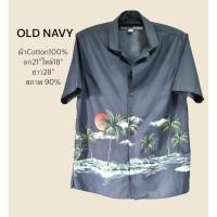 ราคา 〽️OLD NAVYเสื้อเชิ้ตฮาวาย (26630889930)