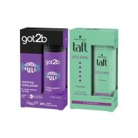 ราคา แป้ง ยกโคน จัด แต่ง ทรง ผม Schwarzkopf TAFT ทาฟ GOT2B full volumizing styling powder & Volume 10 กรัม (53455290777)