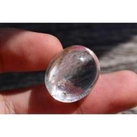 ราคา B100 ผลึกควอตซ์ โป่งข่าม แก้วขนเหล็ก ไหมทอง Quartz หัวแหวน เครื่องประดับ หินแท้ เนื้อใส หลังเบี้ย 33.89 CTS (15734807888)