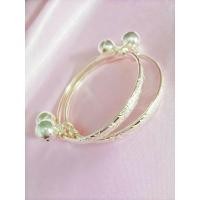 ราคา กำไลข้อเท้าเด็กเงินแท้ 925 ขนาด 1 บาท (960033622)