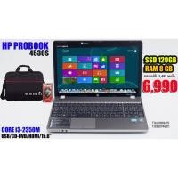 ราคา โน๊ตบุ๊ค มือสองสภาพดี โน๊ตบุ๊ค Band HP รุ่น Probook 4530s CPU intel i3-2350m Ram 8 gb HDD SSD 120 gb (12409344901)