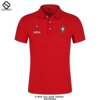 ราคา 【polo】 2026 ฟุตบอลโลก Mega Mega ทีมโปรตุเกสเสื้อโปโลคอเสื้อยืดแขนสั้นฟุตบอลโปโลผ้าฝ้ายเย็น (54108946584)