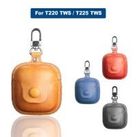 ราคา ปุ่มหนังหูฟังสําหรับ JBL T220 T225 TWS หูฟังไร้สายป้องกันพร้อมตะขอหัวเข็มขัดธุรกิจชุดหูฟัง (46007608887)
