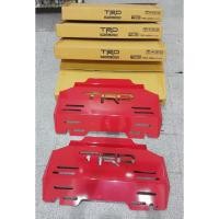 ราคา กันแคล้ง กันหิน กันเครื่อง skip plate revo Fortuner 2015-2020 2021 2022 logo trd สีแดง (6950189034)