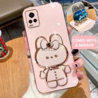 ราคา เคสโทรศัพท์ vivo v20 pro v20 เคสโทรศัพท์เคสโทรศัพท์พร้อมที่วางกระต่ายน่ารักกระจกในตัวยึด vivo v20 pro v20 (19486830864)