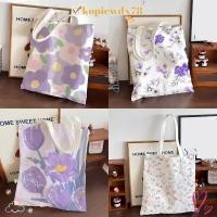 ราคา กระเป๋าโคเปียด ผ้าแคนวาสเกรดสูง ลายดอกไม้สีม่วงสด ขนาดเล็ก พกพาสะดวก (45958403211)