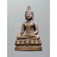 ราคา Antig Sun 1803 รูปหล่อพระพุทธฐานบัว ปางมารวิชัย เนื้อทองเหลืองเก่า หล่อตัน ไม่ทราบปีที่สร้าง ไม่ทราบวัดที่ออก เชิญครับไ (28464991335)