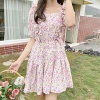 ราคา เดรสลายดอก สีสดใส งานป้าย พร้อมส่ง (15460834044)