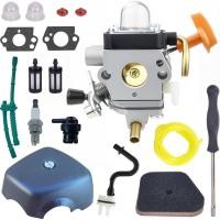 ราคา FS90R C1Q-S174 ชุดคาร์บูเรเตอร์สําหรับ Stihl FS87 FS110 FS130R FS130 FS100 FS90 R KM90R KM130R FS100RX FS110 KM110R HT100 HT101 Trimmer C1S แทนที่ Z176 C1Q (47507431201)
