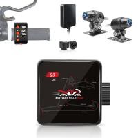 ราคา VSYS กล้องรถจักรยานยนต์ Q3 2K กล้องหน้าและหลัง 30FPS รองรับ 5G WiFi การตรวจสอบที่จอดรถ, คอนโทรลเลอร์แบบมีสาย OLED, เซ็นเซอร์ความดันยาง (47907476769)
