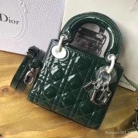 ราคา Dior Lady Mini Bag ขนาด 17 cm สว่างและประกายระยิบระยับ ไม่มีการนำเข้าจากต่างประเทศ (44379606754)