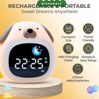 ราคา นาฬิกาปลุก สร้างแรงบันดาลใจ, สว่าง 8 สี & 6 เสียงไฟกลางคืนเด็กวัยหัดเดิน, พร้อมเครื่องฝึกนอนสุนัขออกแบบ ยูเอสบี พลังเสียง|สําหรับเด็ก (48259085307)