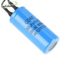 ราคา TECHWONG CD60 Run Capacitor, 50uF 50/60Hz Motor Start Capacitor, ทนทาน 250V AC AC Capacitor Motor (55108973509)