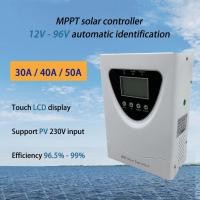 ราคา MPPT Solar Controller 30A 40A 50A LCD 12V 24V 48V Fully Automatic Identification Of General Photov (50353979679)
