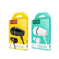 ราคา (M34) Hoco หูฟังพร้อมไมค์คุยโทรศัพท์ได้ หูฟังอินเอียร์ มีไมค์ Honor music universal earphone with microphone (19065184158)
