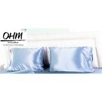ราคา OHM ปลอกหมอนหนุน ผ้าเครปซาติน 220 เส้น (แพคคู่) สีฟ้าอ่อน (904879195)
