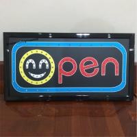 ราคา ป้ายไฟ ป้ายไฟ​LED​ ปเายไฟOPEN ป้ายไฟตัวอักษร​ ​ป้ายไฟหน้าร้าน ป้ายไฟเปิดร้าน​ ป้ายไฟวิ่ง​ ป้ายไฟOPEN-ยิ้ม (1658526514)