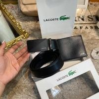 ราคา Set เข็มขัด+กระเป๋าสตางค์ Lacoste ของแท้!! Outlet (9168982210)