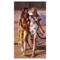 ราคา [มือสอง] เดรส Maxi dress ป้ายหน้าลายดอกไม้No.7[สีเหลือง] [ใส่ 1 ครั้ง] (4718340774)