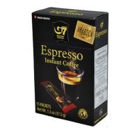 ราคา G7 Espresso Instant Coffee Arabica 15 sachets 37.5g.จีเซเว่น เอสเพรสโซ่ กาแฟสำเร็จรูป อาราบิก้า 15 ซอง 37.5ก.อาหาร (24063177094)
