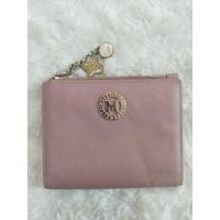 ราคา กระเป๋าสตางค์หนังแท้สีชมพู Metrocity (27550099064)