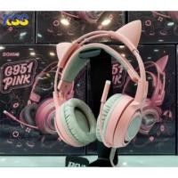 ราคา หูฟังระบบเสียง 7.1 หูฟังแมวสีชมพูSOMIC G951 (3438947678)