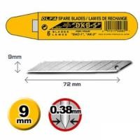ราคา ใบมีดคัตเตอร์ 9 มม. (หลอด 5 ใบ) โอฟ่า DKB-5 olfa คัตเตอ Cutter Blade ใบมีด (1226378942)