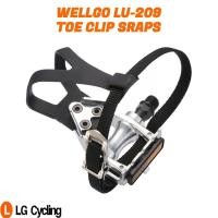 ราคา Wellgo LU-209 Toe คลิปสายรัด 9/16" Pedal สําหรับแผนที่ MTB คงที่จักรยานจักรยานเหยียบ Wellgo (25405370956)